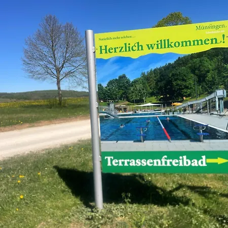 Apartmán Im Gruenen In - Schwaebischen Alb Münsingen